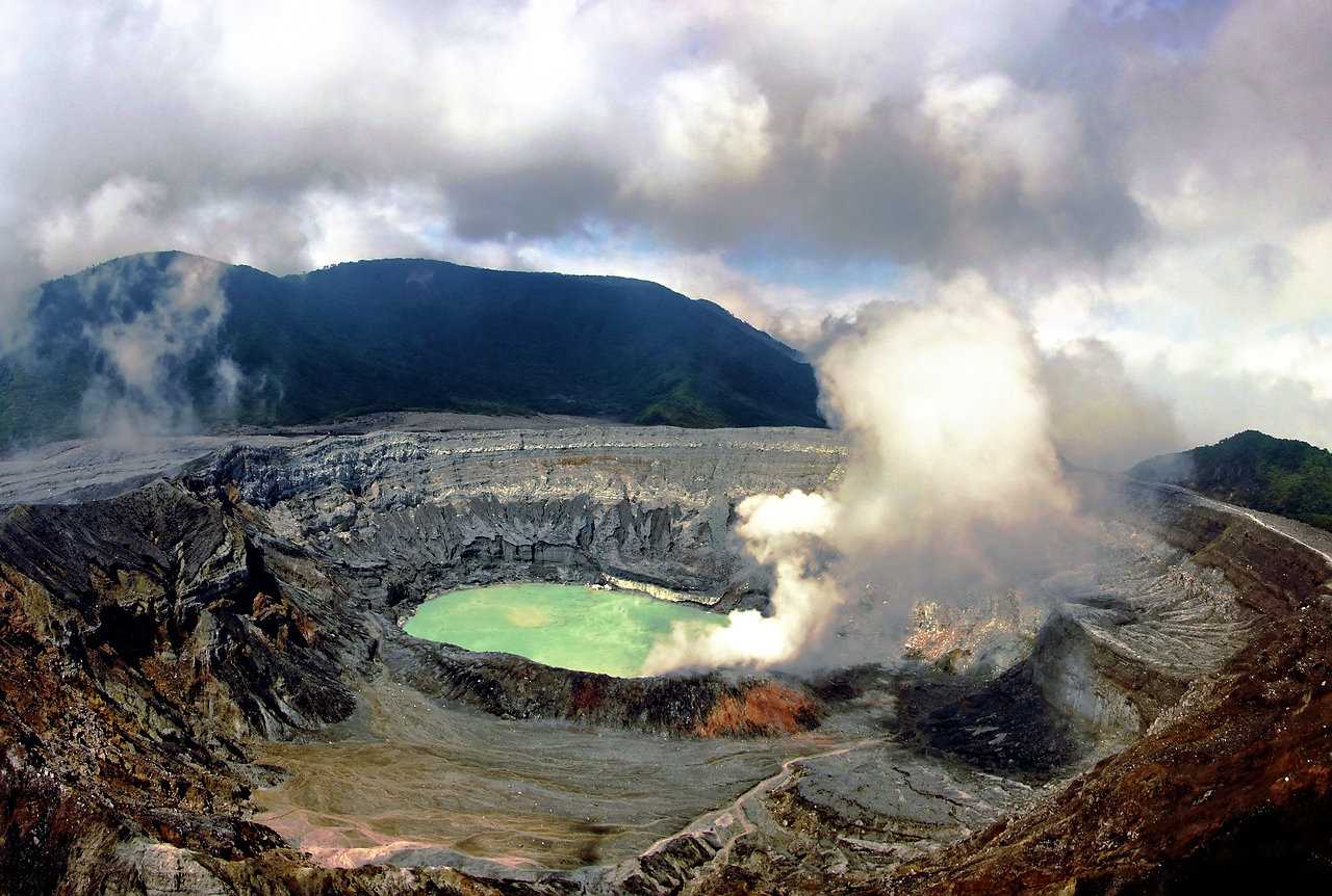 View from a Volcano in Costa Rica